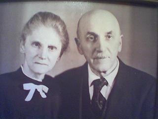 Großeltern Jakob Heinemann (1880-1966) und Martha Zimmer (1881-1963), ca. 1957